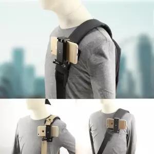 핸드폰 가방 끈 집게 마운트 거치대 액션캠 액세서리 카메라 셀카봉 모노포드 바디캠 브라켓 배낭