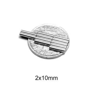 2x10 소형 미니 원형 자석 2mm10mm 강력 가정용 냉장고, 사무실 DIY 210용