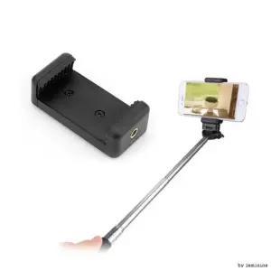 셀카봉 휴대폰 스마트폰 삼각대 거치대 홀더 마운트 장비 카메라 핸드폰 촬영 모노포드 클립 액션캠 집게