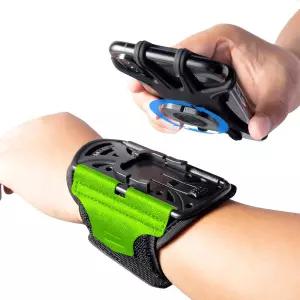 4~6.5인치 휴대폰용 손목밴드 러닝 폰 홀더 360 회전 및 분리형 스포츠 암밴드 17/16/16/15/14/13/12/Pro