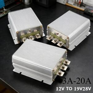 12볼트에서 28볼트로 스텝 업, 12V에서 19V로 변환, 30A 20A 15A 10A 8A 부스트 DC-DC 전압 조절기, 자동차