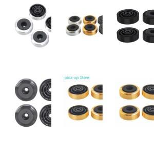 Q5WA 4PCS FLOON PROTECTER 스피커 스파이크 앰프 HIFI 장치 용 고무 스탠드