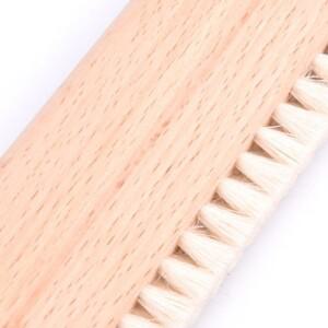 1pcs LP 비닐 레코드 청소 브러시 Cd 플레이어 턴테이블 용 정전기 방지 염소 머리 나무 손잡이 클리너