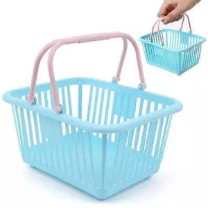 [골드스마일]미니 바구니 블루 소형 소품 수납 정리 쇼핑 바스켓 미니수납함