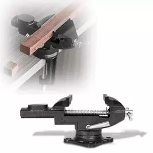 [골드스마일]고정식 탁상 바이스 목공용 목재 나무 철재 드릴 작업대 회전