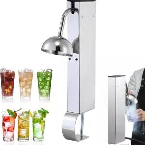 TBLOTYD 유리 냉각기 Co2 프로스터 스테인리스 스틸 와인 45°C 상용 전기 스컵 기계 카운터탑 마운트 바용