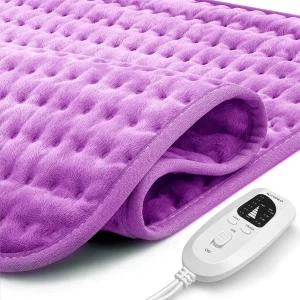 요통 를 위한 온열 패드 생리통을 FSA 자격 HSA 17 x33 대형 목과 어깨 및 등을 전기 6가지 열 설정 자동