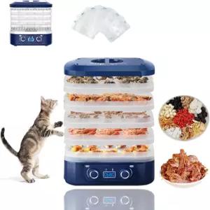 자동 식품 동결 건조기 디지털 타이머 및 온도 제어가 가능한 가정용 탈수기 말린 사탕 고기 채소