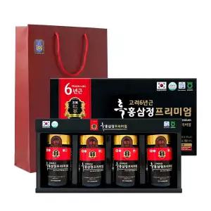 흑홍삼정 홍삼액 6년근 부모님건강 활력 수험생 부모님선물 HACCP 4병세트 선물