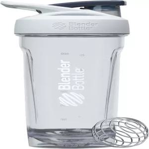 잠금 뚜껑이 있는 블렌더보틀 스포츠 트리탄 셰이커 병 28온스 회색