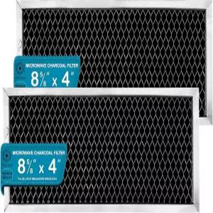 GE JX81H WB02X10956 호환되는 마이크로파 재순환 필터 2팩