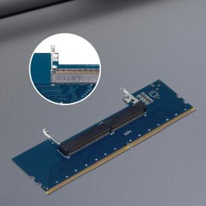 노트북 DDR3 SODIMM 데스크탑 메모리 RAM 커넥터 어댑터 3200/2666/2400/2133M 호환HZ 카드