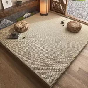 일본 카펫 대나무 대자리 왕골 러그 다다미매트