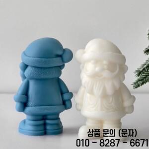 산타 조항 실리콘 양초 금형 내열성 크리스마스 Y4QC