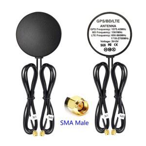 4G GPS LTE 2 in 1 안테나 루아르 루앙안 타한 에어 28dbi Beidou Penerima 네비게이터 모바일 SMA Laki laki untuk Kabinet DTU
