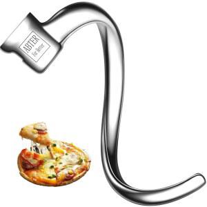 스테인리스 스틸 스파이럴 도우 후크 교체용 키친에이드 4.5-5 Qt. 틸트 헤드 스탠드 믹서. 키친에이드 K45, K45SS, KN15E1X, KSM75, KSM85PS, KSM88PSQ, KSM90 등에 호환되는 액세서리.