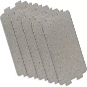 주방 홈 오피스 레스토랑용 5개 전자레인지 부품 웨이브가이드 커버 유니버설 마이카 시트 수리 1/4인치 X