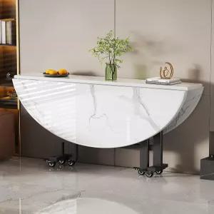 이동식 테이블 접이식 폴딩 식탁 뷔페 업소용 원형 대형 휴대용 간이탁자 거실