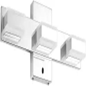 미라 20인치 LED 크롬 배니티 라이트 3000K/4000K/5000K CCT 조절 가능 3개의 조명 욕실 기구 오버 미러