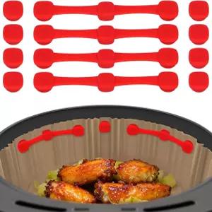 양피지용 에어프라이어 자석 라이너를 고정하고 일회용 안전하게 잠그며 종이가 타지 않도록 업그레이드된