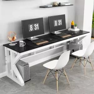 2인용 책상 게이밍 테이블 PC방 게임용 사무용 컴퓨터 데스크 피시방 책상 커플책상