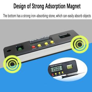 360 도 스마트 도구 디지털 레벨 경사계 전자 각도기 박스  파인더 측정 게이지