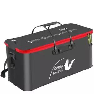 대형 70cm검정(1) 물고기통 접이식 삐꾸통 낚시통 살림통