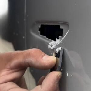 페인트 제거 필름 청소용 자동차 광택 포인트 수리 스크래퍼 긁개 - 흡수성 마모 및 먼지