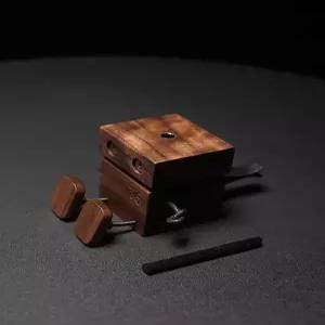 차량용 디퓨저 우드 원목 방향제 자동차 아로마 케이스 인테리어 향수