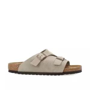 버켄스탁 ZURICH 스웨이드 슬리퍼 050463 TAUPE 3143675