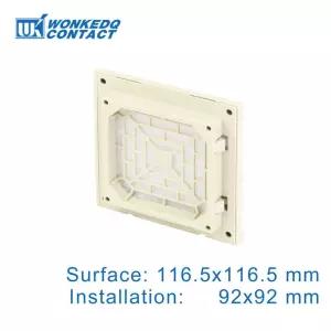 3321-300 92mm 필터 패널 캐비닛 환기 셔터 커버 팬 그릴 루버 송풍기 배기 없음