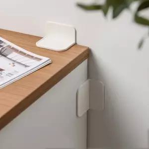 안전 팁 방지 고정 장치 무펀치 벽 서랍 캐비닛 신발 커넥터 보호 가구 2 개