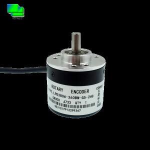 6mm 샤프호환트 AB-페이즈 증분형 광학 로터리 엔코더 LPD3806-360BM-G5-24C 360 펄스