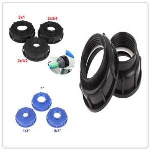 1PCS 60mm 암나사 12,34,1 어댑터 커넥터 내구성 IBC 탱크 피팅 S60X6 거친 캡