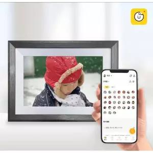 디지털액자 쑥쑥찰칵 연동 와이파이 원격 자동회전 ai 출산선물 돌선물 아기 가족 사진 영상