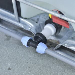 연장 조인트 워터 IBC 탱크 피팅 S60 탱크-202532mm PE 파이프 어댑터 정원 관개용 급속 연결기