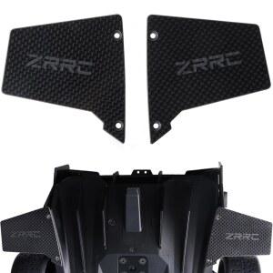 ZRRC 2MM 카본 파이버 후방 윙렛 에어로 언더윙 플랩 Arrma 1/7 리미트리스 / 인프랙션 펠로니 6S ARA320518 윙 하부 플레이트 다운 업그레이드