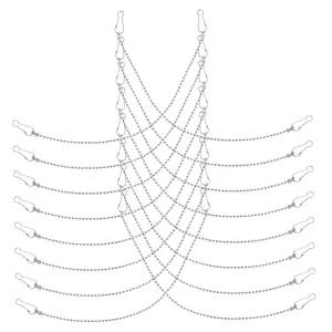 프레티줌 24개 식물 걸이에는 실내외 장식용 갈고리가 달린 체인이 새 모이통 랜턴 화분과 홀리데이