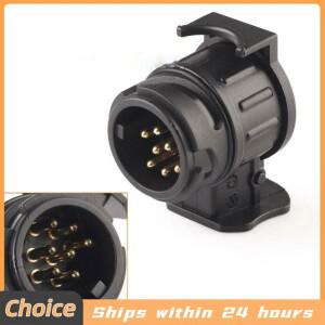 13핀에서 7핀 미니 소형 소켓 어댑터 방수 소형 RV 컨버터 견인 연결 (트레일러용  투어링카용)