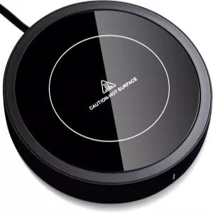 도푸도 커피 워머 자동 차단 기능이 있는 3-in-1 머그 블랙 36W 고속 난방 책상 차 우유에 완벽합니다