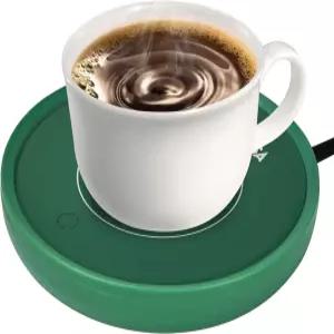 ASAMAASA 스마트 커피 머그컵 워머 캔들 중력 스위치 자동 꺼짐/꺼짐 쾌적한 온도로 음료를 안전하게