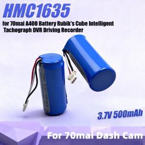 퍼필드 HMC1635 70mai 대시캠 A400용 500mAh3.7V 리튬 배터리 루빅스 큐브 차량용 DVR 특수