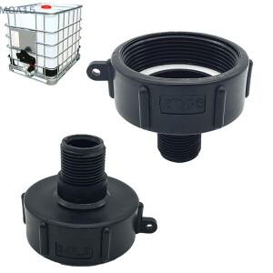 1Pc IBC 물 탱크 감소 어댑터 내구성 S60 미세 스레드 2''NPS 34'' 가든 호스 커넥터