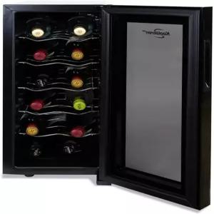 쿨라트론 어반 시리즈 12 병 와인 쿨러 열전기 냉장고 1 컵 홈 바 스몰 키친 아파트 콘도 코티지 RV용