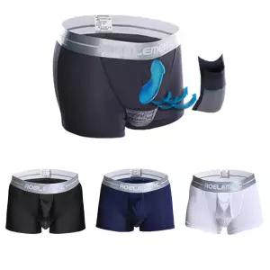 AOELEMENT 남자 분리형 팬티 분리 기능성 팬티 낭심 통풍 남성 사각 드로즈 속옷 드로우즈 3종