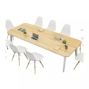 회의용 테이블 사무실 긴책상 대형 미팅 세미나 다용도 오피스
