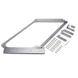 숨은선반브라켓 폴딩 도어 힌지 무소음 슬라이딩 침실 화장실 나무 평면 접이식 히든 액세서리 하단 레일 없음