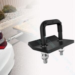 2.5인치 트레일러 히치용 헤비 듀티 클램프  고무 절연체 및 녹 방지 이중 코팅 보호  검정색