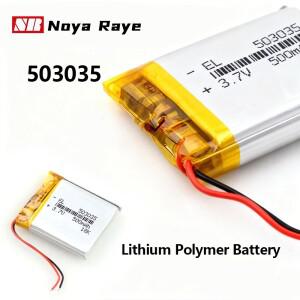 503035 리튬 폴리머 배터리 500mAh 3.7V 이온 리포 충전식 MP3 GPS DVD 네비게이션용