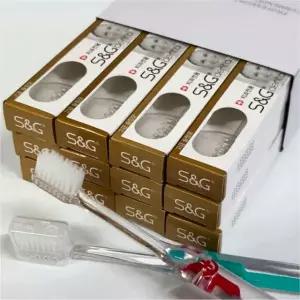 SNG 고급형 치과칫솔 고급슬림모 12개 1박스 국산 교정용 치과용 작은헤드